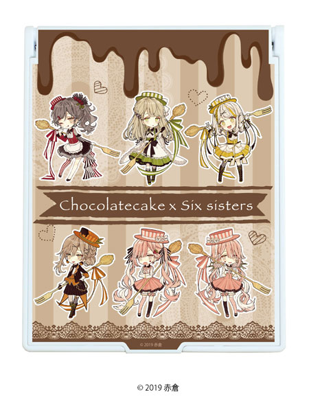 3点セット◈　チョコケーキ6姉妹　スクエアキャラファインボード　赤倉 3点セット◈ チョコケーキ6姉妹 スクエアキャラファインボード 赤倉 3