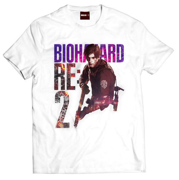 バイオハザード RE：2 Tシャツ レオン・S・ケネディ 白 XL[カプコン