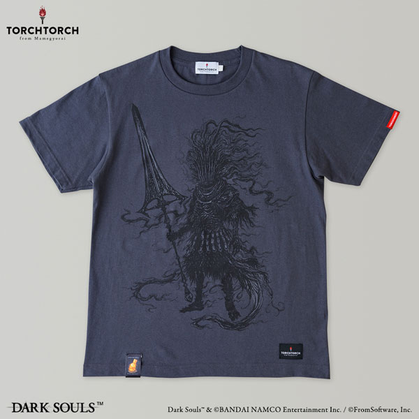 ダークソウル × TORCH TORCH/ 無名の王のTシャツ ディープグレー XXLサイズ[TORCH TORCH]《在庫切れ》