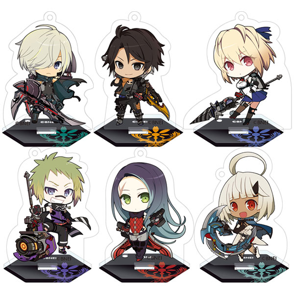 GOD EATER 3 スタンド付きアクリルキーホルダー 6個入りBOX[ムービック