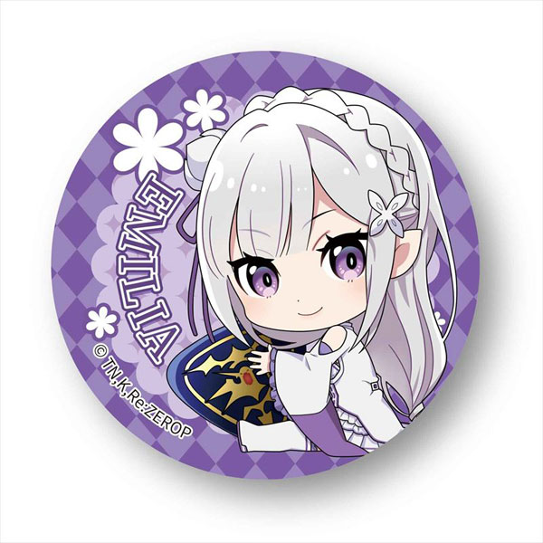 ぎゅぎゅっと缶バッチ Re：ゼロから始める異世界生活 エミリア(徽章