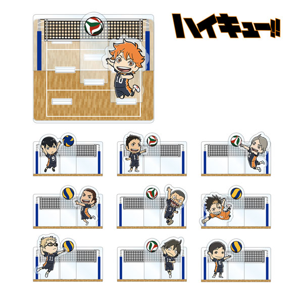 ハイキュー！！ トレーディングジオラマ風アクリルスタンド Ver.A 10個入りBOX[アルマビアンカ]《在庫切れ》