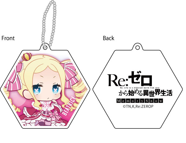 Re：ゼロから始める異世界生活 Memory Snow リフレクションキーホルダー ぷにキャラ ベアトリス[コンテンツシード]《在庫切れ》