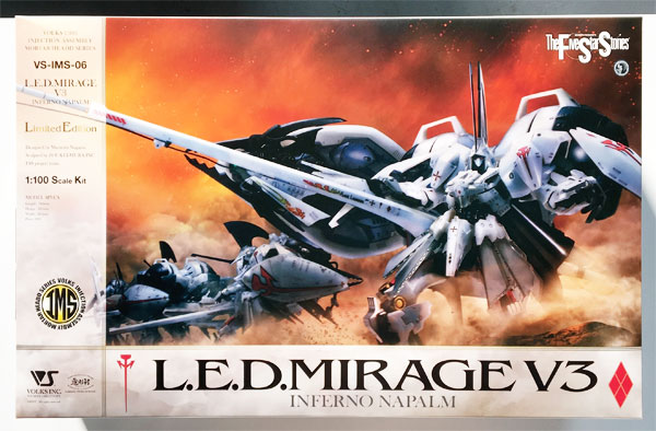 【中古】1/100 ファイブスター物語 L.E.D. ミラージュ V3 Limited Edition プラモデル[ボークス]