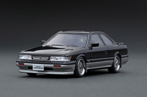 1/43 日産 レパード (F31) Ultima V30TWINCAM TURBO Black/Silver