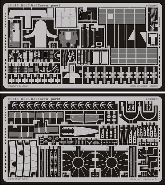 1/48 キ45改 二式複座戦闘機 屠龍 エッチング パーツ (H社用)（再販）[エデュアルド]《在庫切れ》