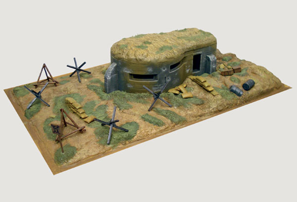 1/72 WW.II 掩体壕＆ジオラマアクセサリーセット プラモデル（再販）[イタレリ]《在庫切れ》