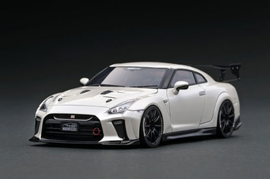 イグニッションモデル　TOP SECRET GT-R  ホワイト 1/43 TOP SECRET GT-R (R35) White Pearl[イグニッションモデル