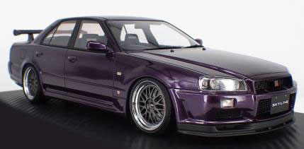 Nissan Skyline 25GT Turbo ER34イグニッションモデル IG2347 1/18 Nissan Skyline 2000 RS-Turbo (R30) Red/Black