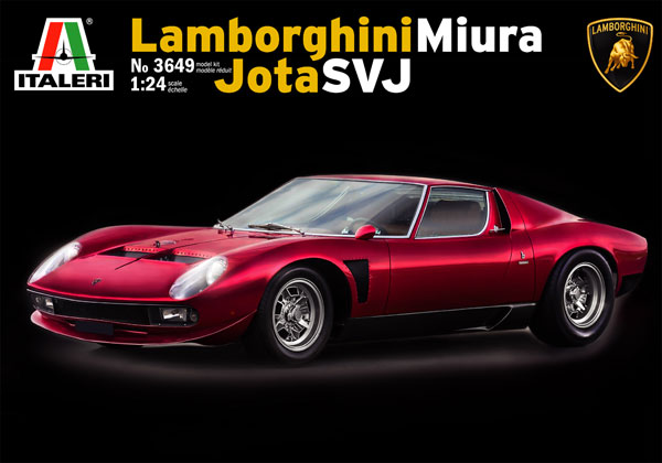 1/24 ランボルギーニ ミウラSVJ(日本語説明書付属) プラモデル