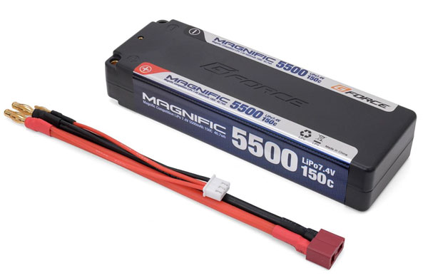 G FORCE MAGNIFIC LiPo 5500mAh 150C 新品未開封 Magnific Competition LiPo 7.4C 5500mAh 150C[ジーフォース]《在庫切れ》