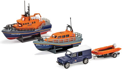 rnli ギフトセット シャノン全天候型救命艇 セヴァン級救命艇 ランドローバーディフェンダー dクラス救命艇 3台セット cgrnli0001