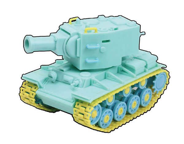 レアモデル❗️戦車 ミニカー 1/48 ガソリーヌ ロレーヌ キャタピラ輸送車 カラフルキュートタンク KV-2 (ロシア) プラモデル[新時模型