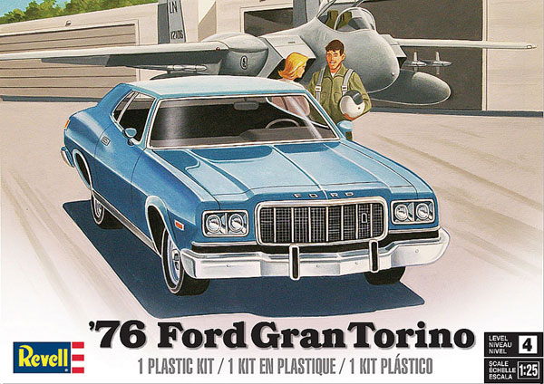 1 25 76 フォード グラントリノ プラモデル アメリカレベル 在庫切れ