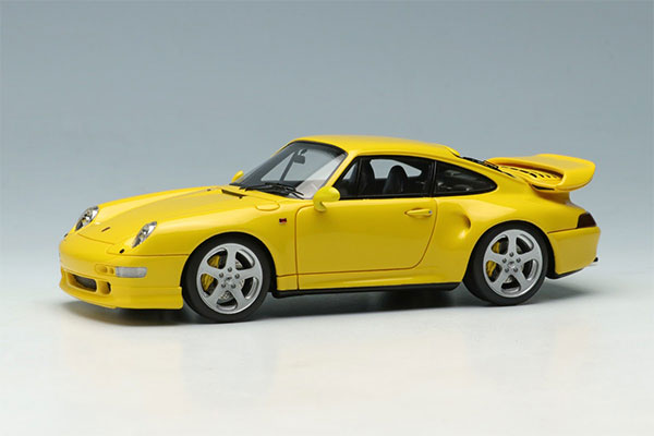 1/43 ポルシェ911(993) ターボS 1996 スピードイエロー[メイクアップ]【送料無料】《在庫切れ》