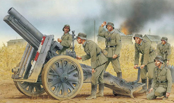 1/35 WW.II ドイツ軍 15cm 重歩兵砲s.IG.33 プラモデル（再販