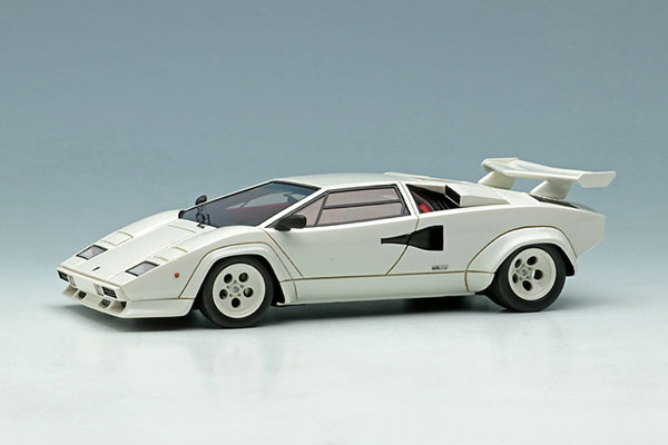 1 43 Lamborghini Countach Lp400s 1980 With Rear Wing White Red Interior Amiami Jp Amiami Online Main Store