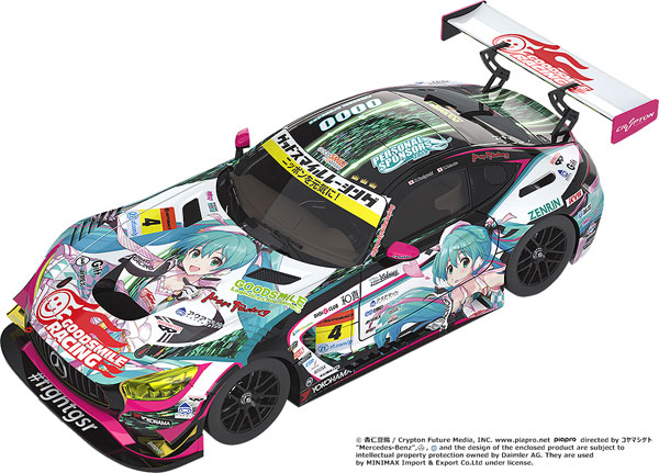 ミニカー 1/18 初音ミクGTプロジェクト グッドスマイル 初音ミク AMG 2019ver.