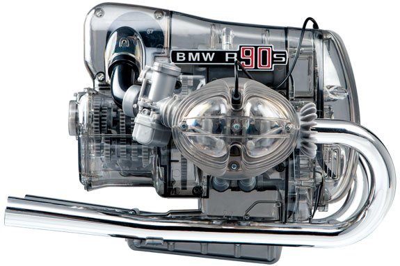 1/2 BMW R90S ボクサー フラット・ツイン エンジン 空冷OHV2気筒 透明モデルキット プラモデル [FRANZIS]【同梱不可】【送料無料】《在庫切れ》