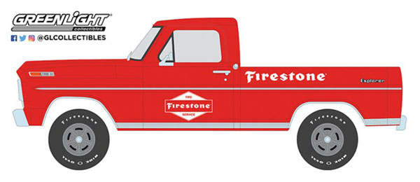 1/24 Running on Empty - 1971 Ford F-100 - Firestone Tire Service[グリーンライト]《在庫切れ》