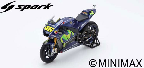1/12 ヤマハ YZR-M1 No.46 Team Movistar Yamaha 2017 Valentino Rossi[スパーク]《在庫切れ》