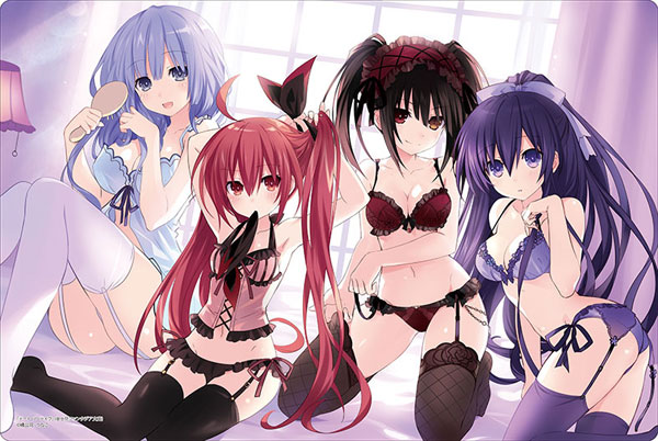 ブシロード ラバーマットコレクション Vol.349 富士見ファンタジア文庫 デート・ア・ライブ『十香・琴里・狂三・美九』[ブシロード]《在庫切れ》