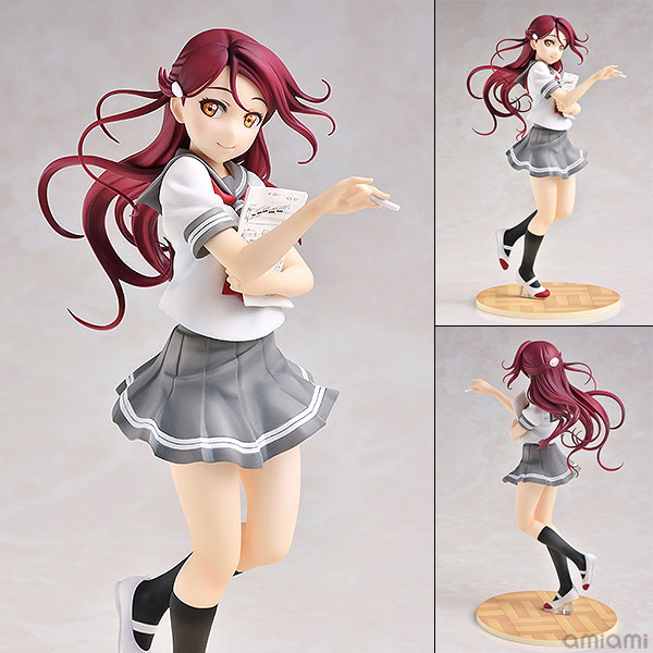 【中古】【特典】ラブライブ！サンシャイン！！ 桜内梨子 Blu-rayジャケットVer. 1/7 完成品フィギュア(BVC限定)[With Fans！]