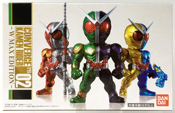 中古】(本体A-/箱B)CONVERGE KAMEN RIDER PB02 -W MAX EDITION