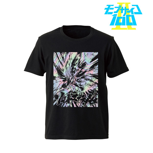 モブサイコ100 II ソルトスプラッシュ ホログラムTシャツ/レディース L