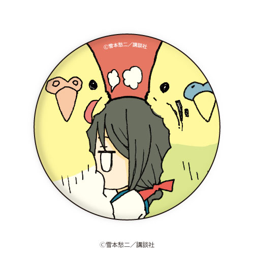 缶バッジ けもらいふ 02 詩 ピーちゃん オカメちゃん A3 在庫切れ