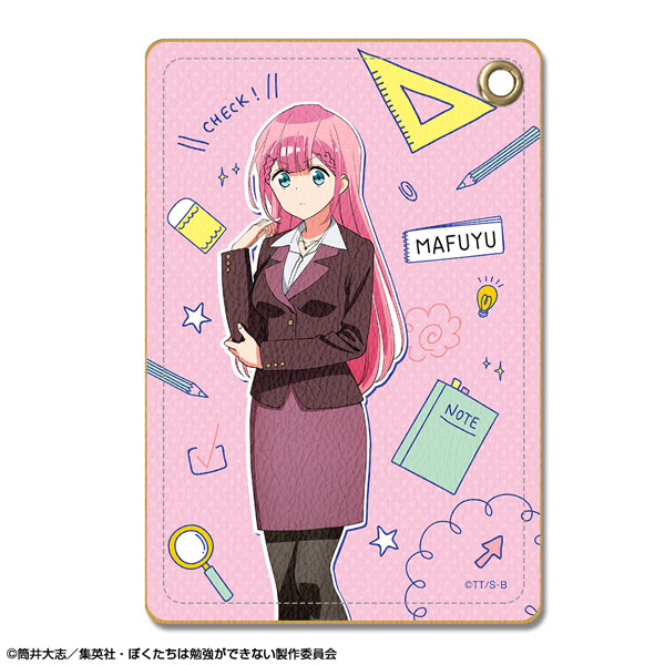 ぼくたちは勉強ができない レザーパスケース デザイン04(桐須真冬