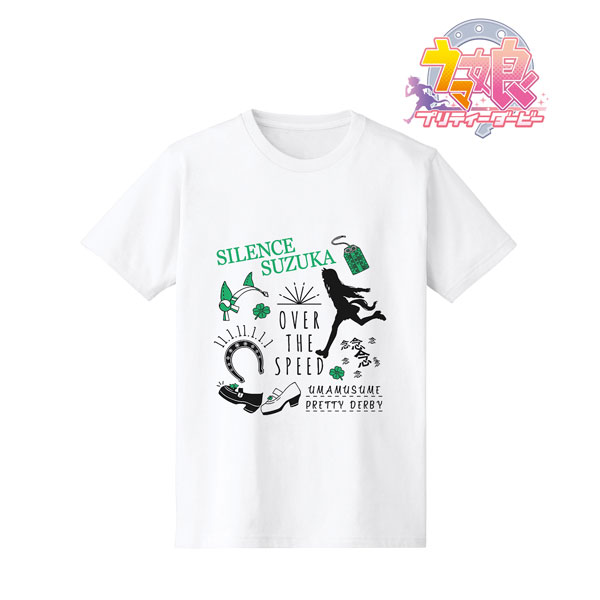 TVアニメ『ウマ娘 プリティーダービー』 サイレンススズカ ラインアート Tシャツ/メンズ XL[アルマビアンカ]《在庫切れ》