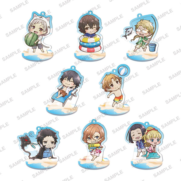 文豪ストレイドッグス アクリルスタンドフィギュア 海水浴ver. 8個入りBOX[KADOKAWA]《在庫切れ》