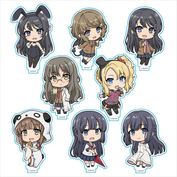 青春ブタ野郎はバニーガール先輩の夢を見ない アクリルスタンドコレクション 8個入りBOX[アズメーカー]