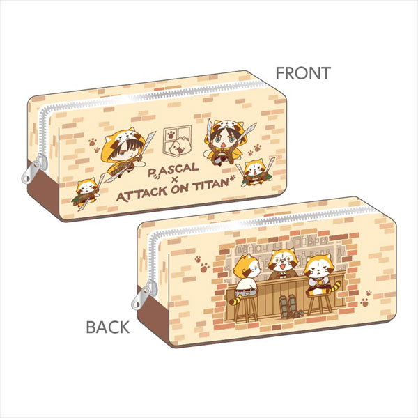 ラスカル 進撃の巨人 スクエアポーチ キャラバン 在庫切れ
