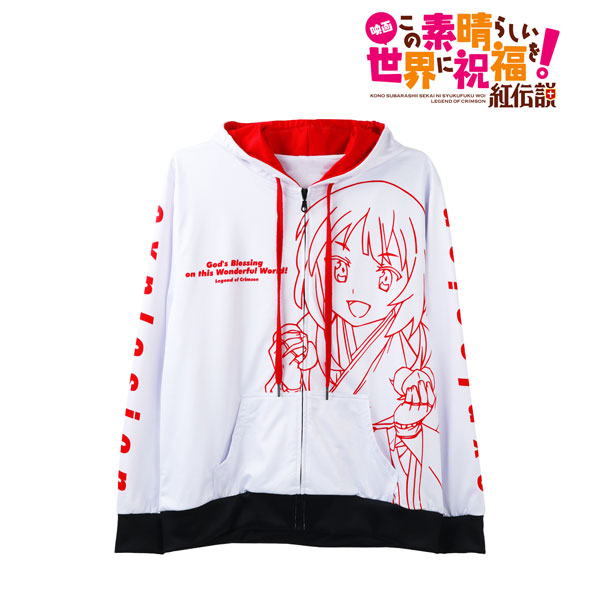 映画 この素晴らしい世界に祝福を！紅伝説 フルグラフィックパーカー/ユニセックス XL[アルマビアンカ]《在庫切れ》