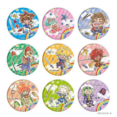 缶バッジ「魔神英雄伝ワタル」01/グラフアート 9個入りBOX[A3]《在庫切れ》