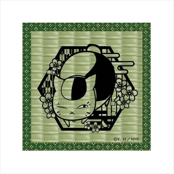 夏目友人帳 切り絵シリーズ 畳コースター ニャンコ先生K 桜[タカラ