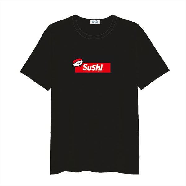 おしゅしだよ Sushi Tシャツ(ブラック)M[マズル]《在庫切れ》