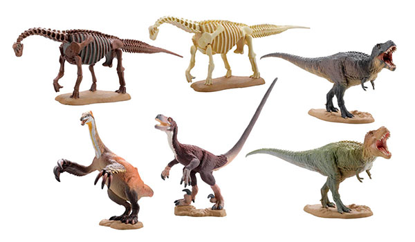 海洋堂 恐竜模型図鑑 DINOTALES 第6弾 ケツァルコアトルス 2種