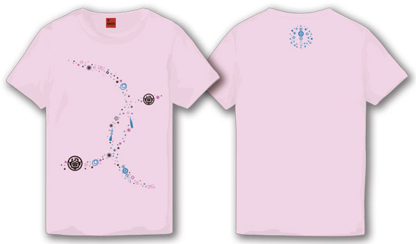 刀剣乱舞-ONLINE- 宗三左文字 Tシャツ ライトピンク L(レディース)[マーズ・シックスティーン]《在庫切れ》