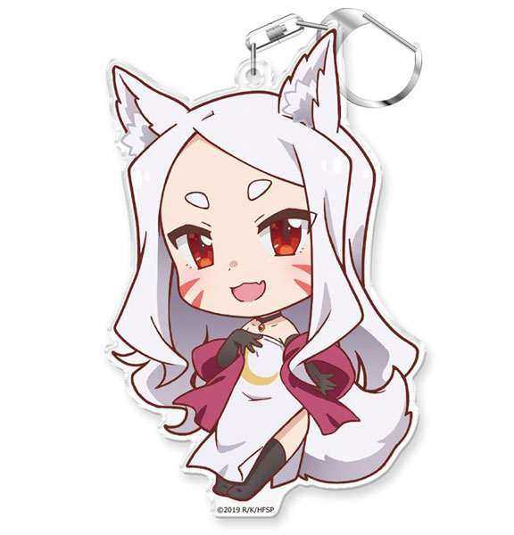 世話やきキツネの仙狐さん ぷにこれ！キーホルダー(スタンド付) シロ[アズメーカー]《在庫切れ》