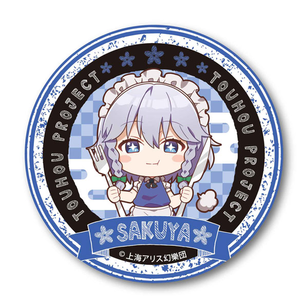 ごちきゃら缶バッチ 東方Project 十六夜咲夜[ベルハウス]《在庫切れ》