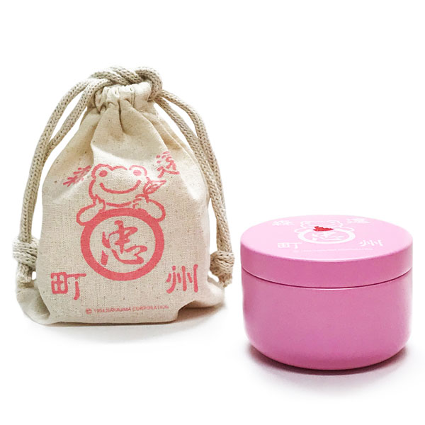 石川園×かえるのピクルス ティーバッグ缶(巾着袋入り) いちごフレーバー[エーワークス]《在庫切れ》