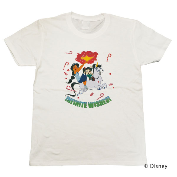 シュガー ラッシュ オンライン ディズニー プリンセス コラボ ジャスミン Tシャツ ホワイト レディース M レッドスターカンパニー 在庫切れ