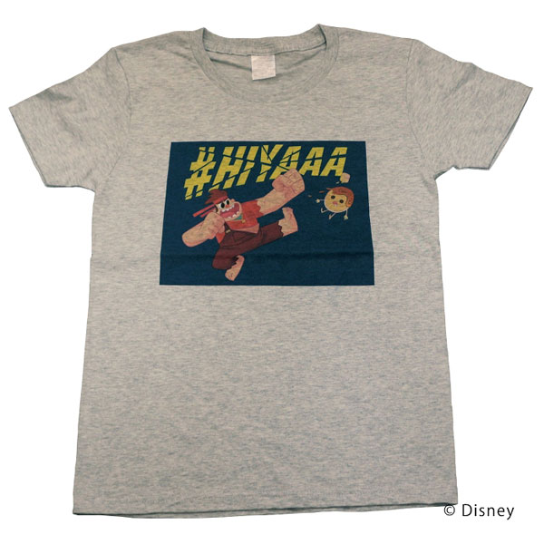 シュガー・ラッシュ オンライン/ #HIYAAA Tシャツ グレー レディース サイズM[レッドスターカンパニー]《在庫切れ》