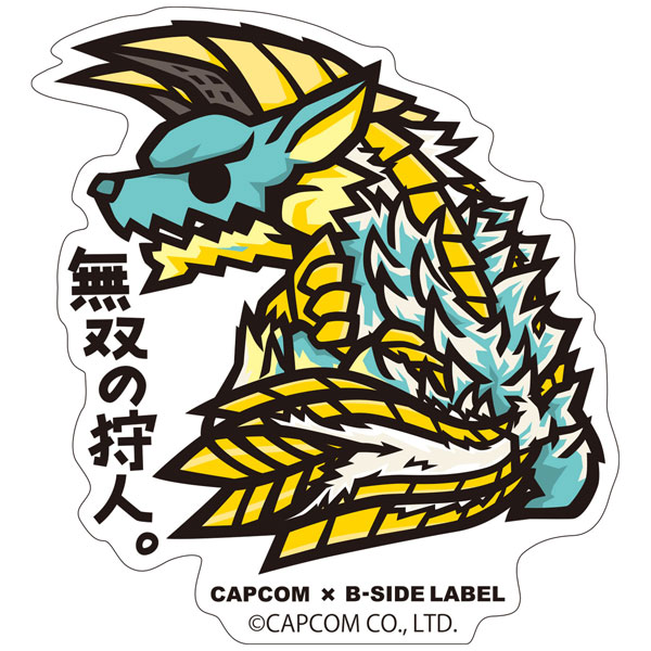 CAPCOM×B-SIDE LABELステッカー モンスターハンター 無双の狩人｡[B-SIDE LABEL]《在庫切れ》