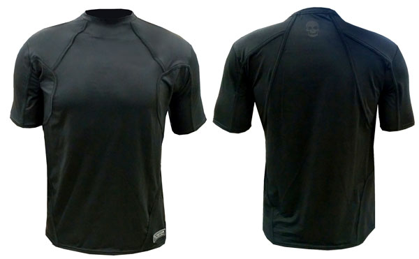 バイオハザード4 レオン Tシャツ MK1 タイトフィット バイオハザード レオン ドライテクター Mk.1 Tシャツ パッチVer. XL