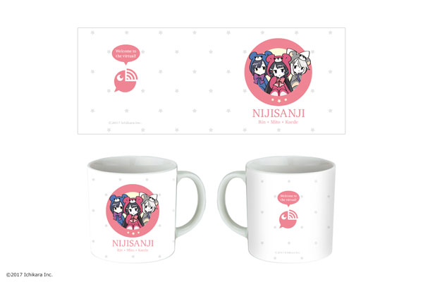 にじさんじ ユニットマグカップ(くまver.) 01 JK組(月ノ美兎＆静凛