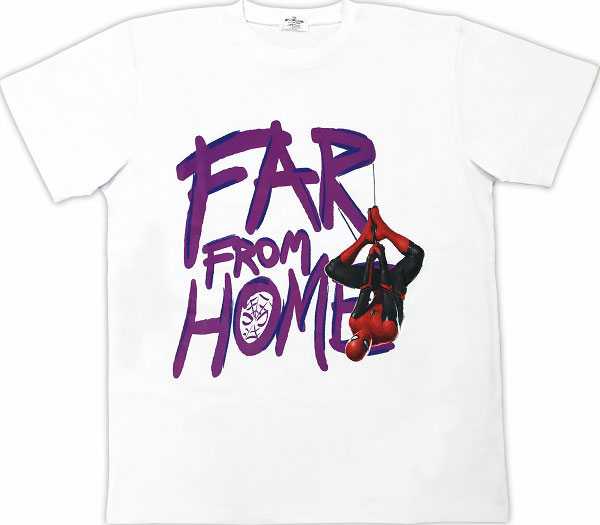 スパイダーマン ファー・フロム・ホーム/ Tシャツ ホワイト サイズL[イン・ロック]《在庫切れ》
